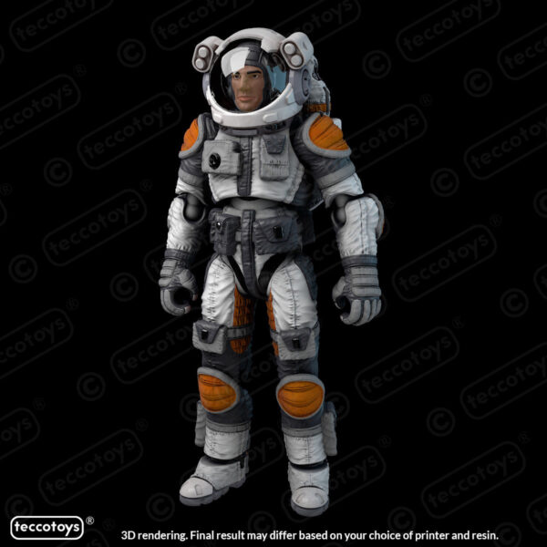 Astro Engineer 3D printable action figure file (pre-supported)