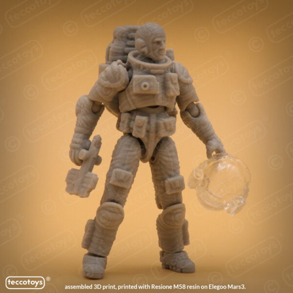 Astro Engineer 3D printable action figure file (pre-supported)