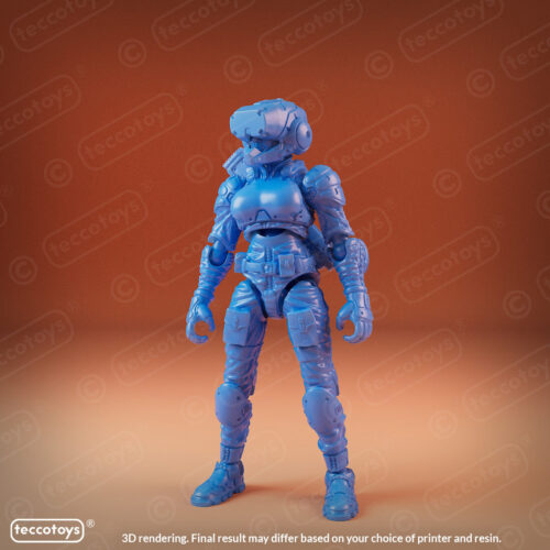 Age Of Mecha™ Yana Wolkowa (action figure kit print file)