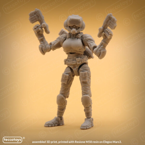 AOMAF001_004.jpg Age Of Mecha™ Yana Wolkowa (action figure kit print file)