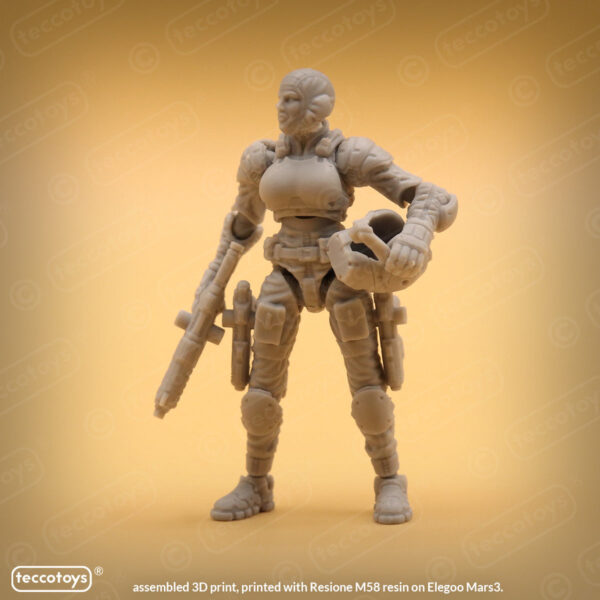AOMAF001_008.jpg Age Of Mecha™ Yana Wolkowa (action figure kit print file)