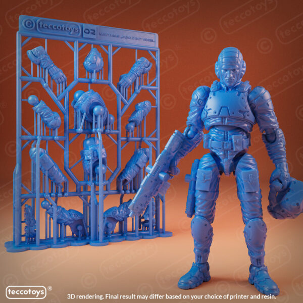AOMAF002_02.jpg Age Of Mecha™ Dr. Matthias Mad Doc Vogel (action figure kit print file)