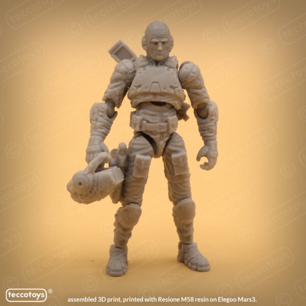 AOMAF002_05.jpg Age Of Mecha™ Dr. Matthias Mad Doc Vogel (action figure kit print file)