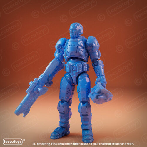Age Of Mecha™ Lt. Marvin Cutter Cole and SGM. Connor Brady double figure pack (action figure kit print file)