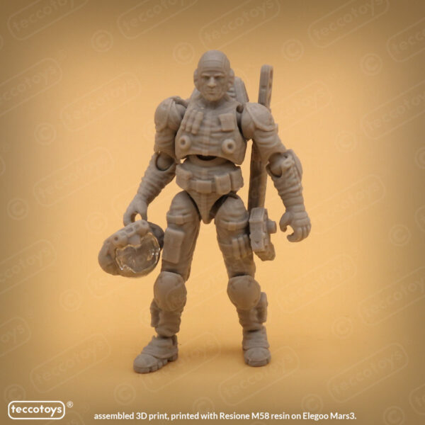 AOMAF006_004.jpg Age Of Mecha™ Capt. Allan Delgado (action figure kit print file)