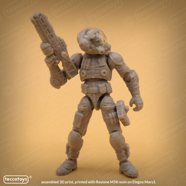 AOMAF006_006.jpg Age Of Mecha™ Capt. Allan Delgado (action figure kit print file)