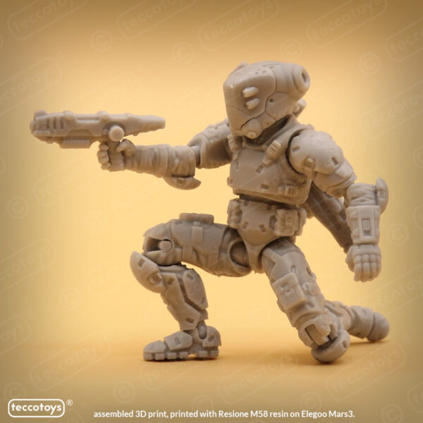 AOMAF007_005.jpg Age Of Mecha™ The Hawk (action figure kit print file)
