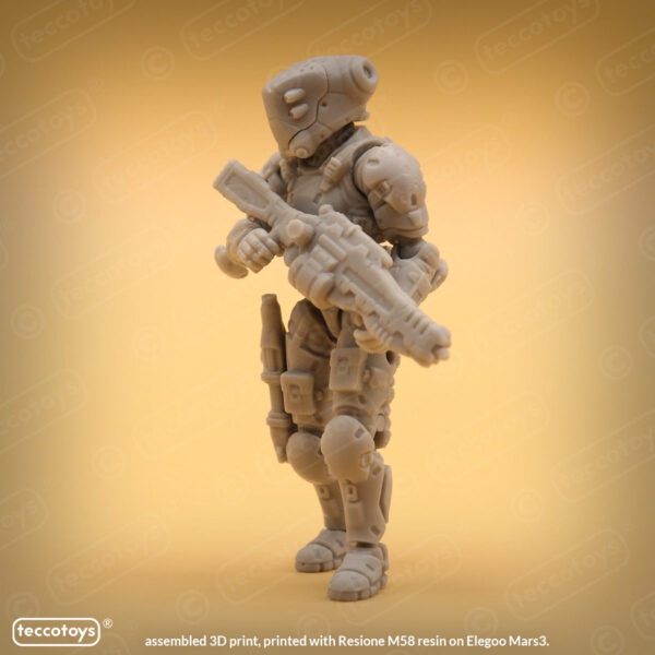 AOMAF007_006.jpg Age Of Mecha™ The Hawk (action figure kit print file)