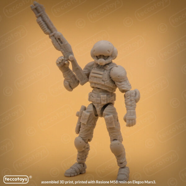 AOMAF008_004.jpg Age Of Mecha™ Capt. Perry Lincoln (action figure kit print files)