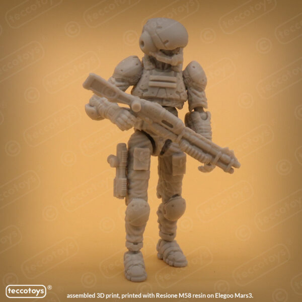 AOMAF008_005.jpg Age Of Mecha™ Capt. Perry Lincoln (action figure kit print files)