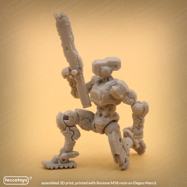 AOMAF010_006.jpg Age Of Mecha™ Combat Drone ZX-C (action figure kit print file)