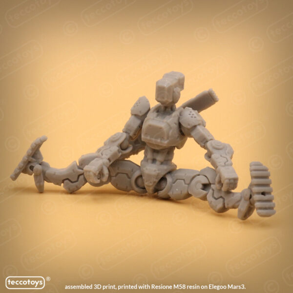 AOMAF010_008.jpg Age Of Mecha™ Combat Drone ZX-C (action figure kit print file)