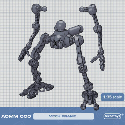 Age Of Mecha™ Mech Frame (action vehicle kit print file)