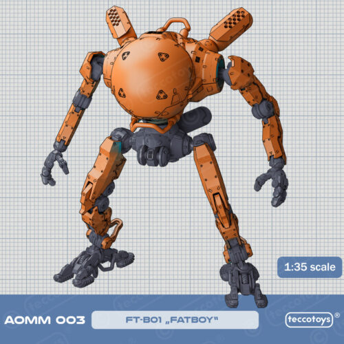 Age Of Mecha™ FT-B01 Fatboy Mech (action vehicle kit print file)