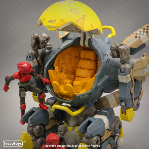 AOMM003_12.jpg Age Of Mecha™ FT-B01 Fatboy Mech (action vehicle kit print file)