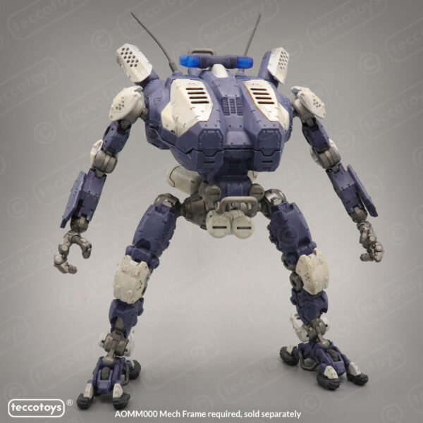 AOMM004_02.jpg Age Of Mecha™ Police Mech (action vehicle kit print file)