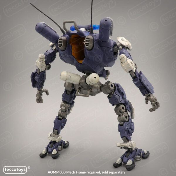 AOMM004_04.jpg Age Of Mecha™ Police Mech (action vehicle kit print file)
