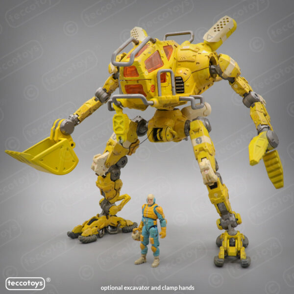 AOMM006_08.jpg Age Of Mecha™ Construction Mech (action vehicle kit print file)