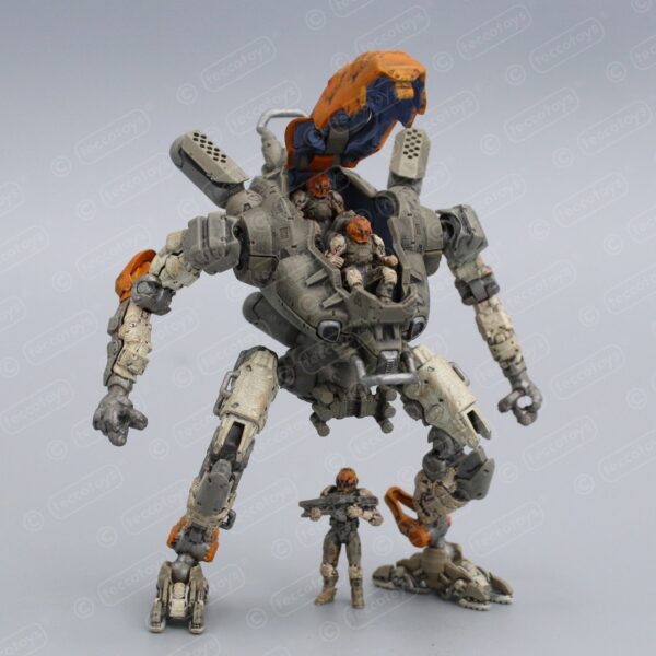 AOMPM002_02.jpg Pocket Mech™ Heavy 3D printable action figure file (pre-supported)