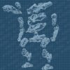 Pocket Mech™ Heavy 3D printable action figure file (pre-supported)