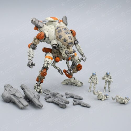 Pocket Mech™ Astro 3D printable action figure file (pre-supported)