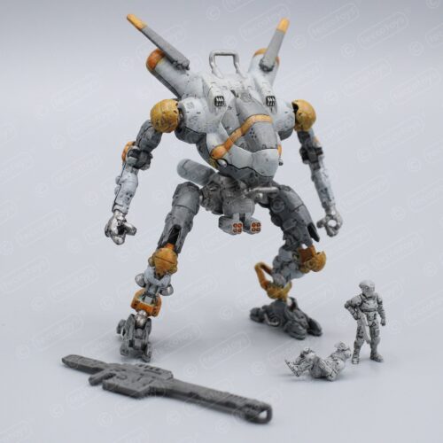 Pocket Mech™ Vulture 3D printable action figure file (pre-supported)