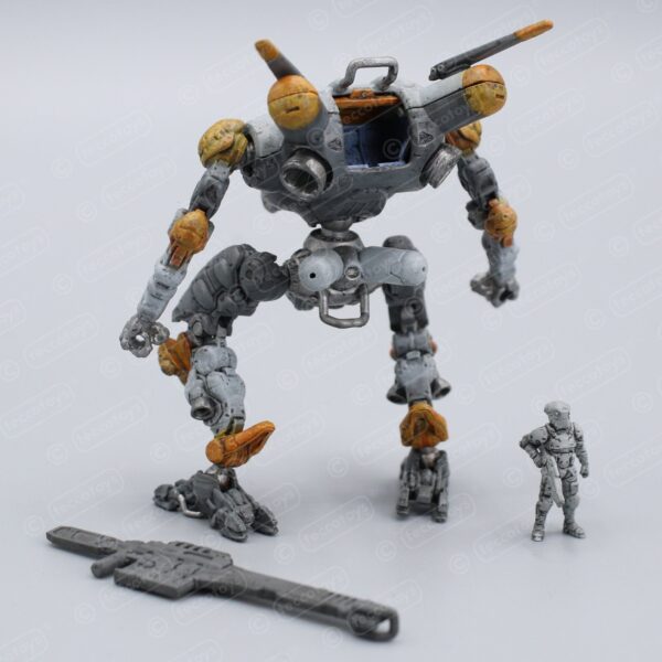 AOMPM004_005.jpg Pocket Mech™ Vulture 3D printable action figure file (pre-supported)
