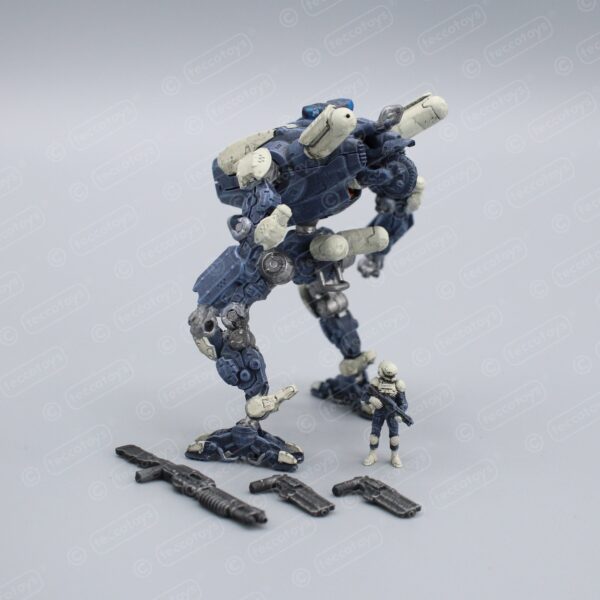 Pocket Mech™ Police 3D printable action figure file (pre-supported)