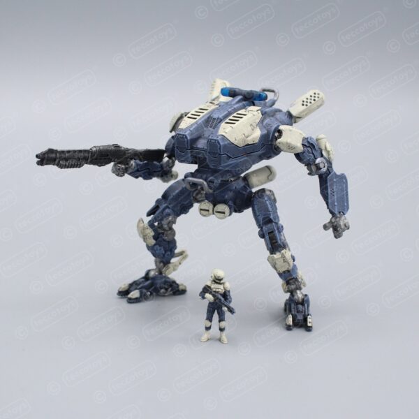 Pocket Mech™ Police 3D printable action figure file (pre-supported)