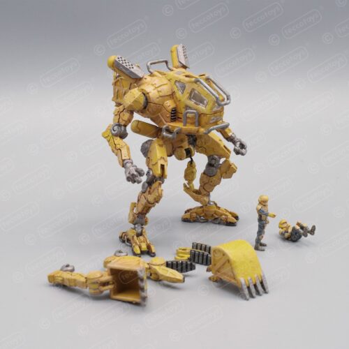 Pocket Mech™ Construction 3D printable action figure file (pre-supported)