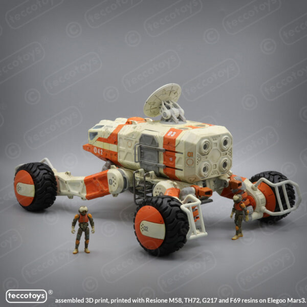 AOMV002_02.jpg Age Of Mecha™ Panther Heavy Multirole Truck (action vehicle kit print file)