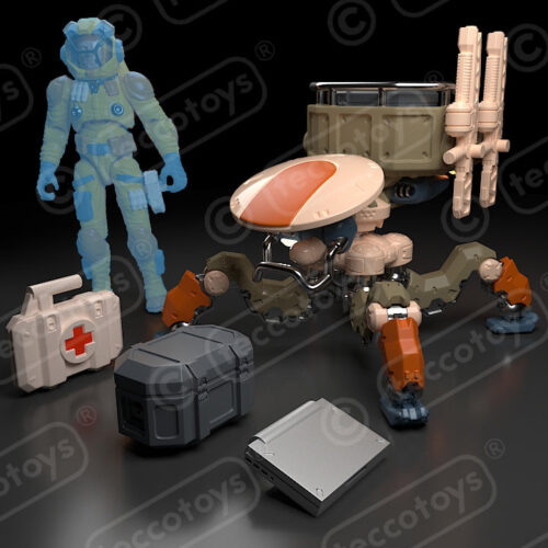 M.U.L.E. 3D printable action figure file
