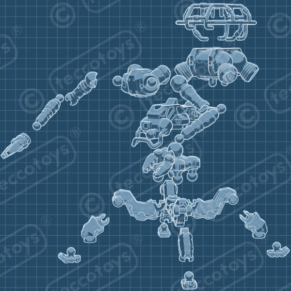 M.A.E.V. 3D printable action figure file