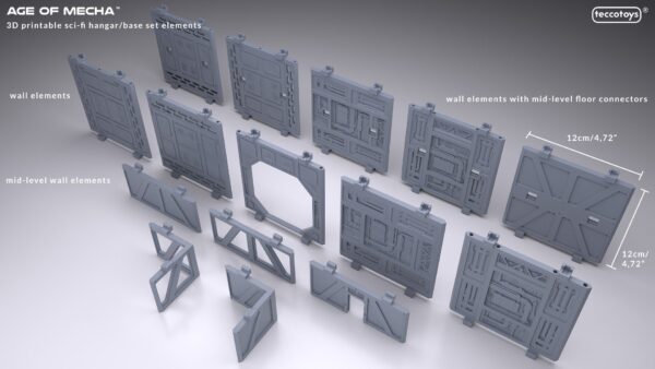 Set_parts_002.jpg 3D Printable Sci-Fi Hangar/Base Set Elements