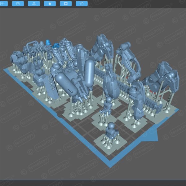 example_chitubox.jpg Age Of Mecha™ Exo Armor Heavy 3D printable action figure file (pre-supported)
